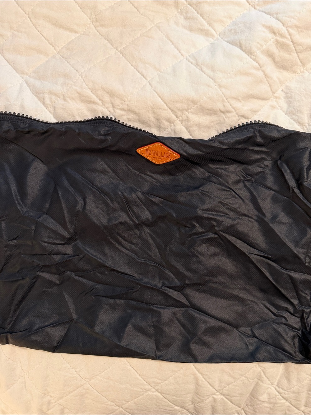 MZ Wallace Quilted Black Travel Weekender - Picture 10 of 13